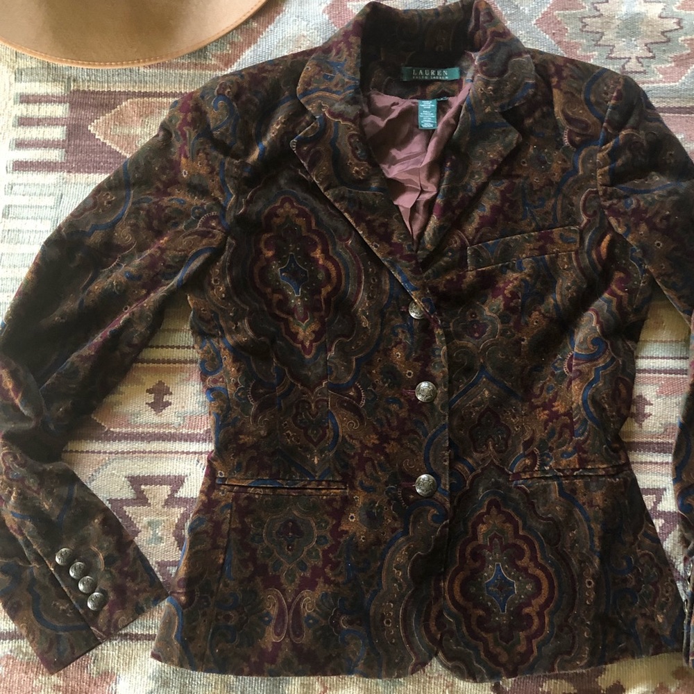 Velvet blazer